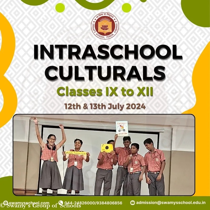 Intraschool Culturals Classes IX to XII